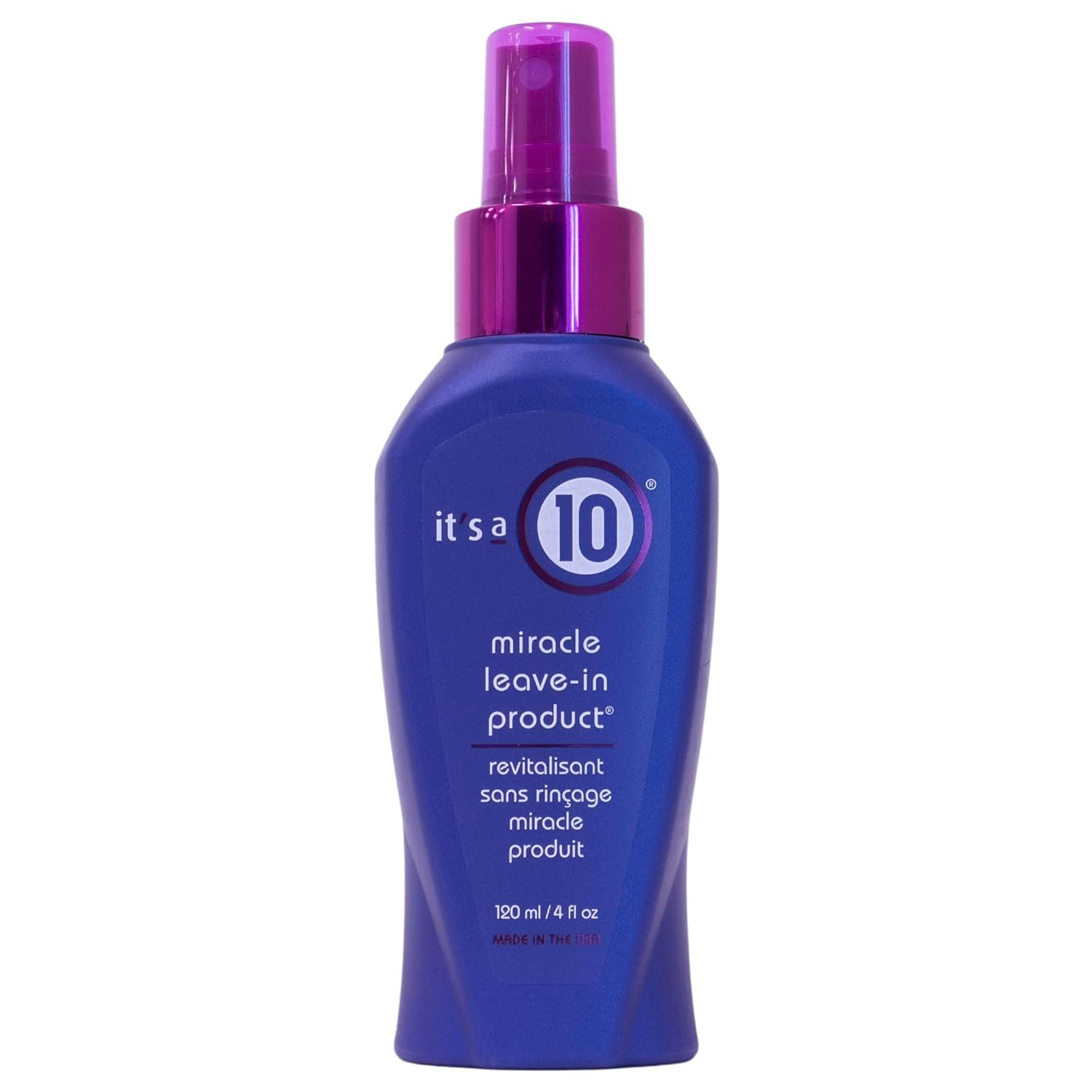 It's a 10 Hair Care Miracle Leave-in Product 4oz